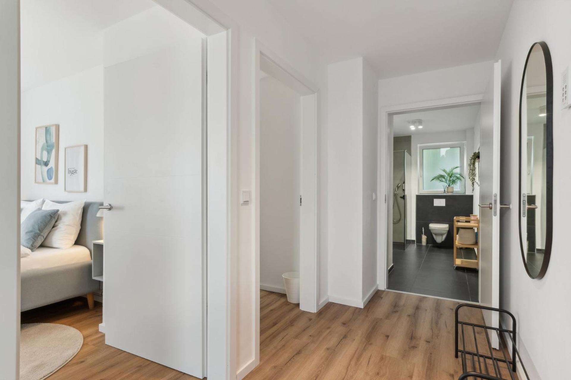Deluxe Apartment In Bielefeld City Mit Parkplatz Und Balkon 외부 사진